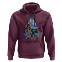 Native American Arrowhead Hunter Starry Night Hoodie