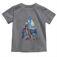 Native American Arrowhead Hunter Starry Night Toddler T Shirt