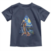 Native American Arrowhead Hunter Starry Night Toddler T Shirt