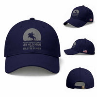 Never Underestimate An Old Man Native American Warrior Baseball Cap