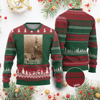 Blackfoot Native American Indians At Glacier National Park Ugly Christmas Sweater