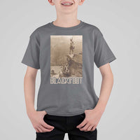 Blackfoot Native American Indians At Glacier National Park T Shirt For Kid