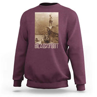 Blackfoot Native American Indians At Glacier National Park Sweatshirt
