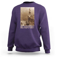 Blackfoot Native American Indians At Glacier National Park Sweatshirt