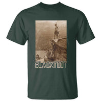 Blackfoot Native American Indians At Glacier National Park T Shirt