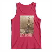 Blackfoot Native American Indians At Glacier National Park Tank Top