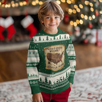 United States Without Illegal Aliens Ugly Christmas Sweater Native Land Map