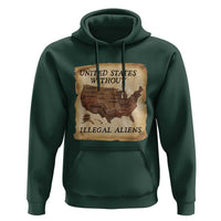 United States Without Illegal Aliens Hoodie Native Land Map