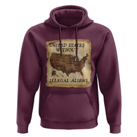 United States Without Illegal Aliens Hoodie Native Land Map