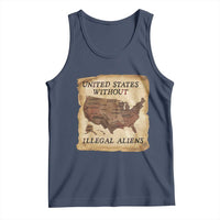 United States Without Illegal Aliens Tank Top Native Land Map