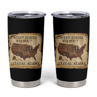 United States Without Illegal Aliens Tumbler Cup Native Land Map