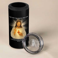 Jesus Christian Christmas 4 in 1 Can Cooler Tumbler Cross Bible Verse Inspirational - Wonder Print Shop