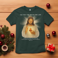 Jesus Christian Christmas T Shirt Cross Bible Verse Inspirational - Wonder Print Shop