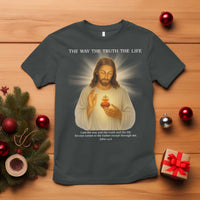Jesus Christian Christmas T Shirt Cross Bible Verse Inspirational - Wonder Print Shop