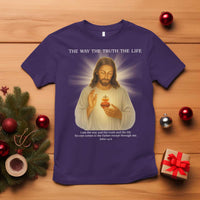 Jesus Christian Christmas T Shirt Cross Bible Verse Inspirational - Wonder Print Shop