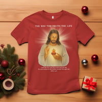 Jesus Christian Christmas T Shirt Cross Bible Verse Inspirational - Wonder Print Shop