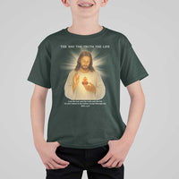 Jesus Christian Christmas T Shirt For Kid Cross Bible Verse Inspirational - Wonder Print Shop