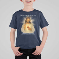 Jesus Christian Christmas T Shirt For Kid Cross Bible Verse Inspirational - Wonder Print Shop