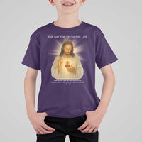 Jesus Christian Christmas T Shirt For Kid Cross Bible Verse Inspirational - Wonder Print Shop