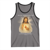 Jesus Christian Christmas Tank Top Cross Bible Verse Inspirational - Wonder Print Shop