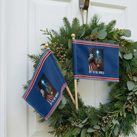 Jesus Christian Patriotic Handheld Flag American Flag Joy To The World Christmas