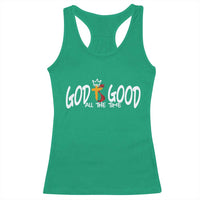 Jesus Christian Racerback Tank Top God Is Good All The Time - Wonder Print Shop