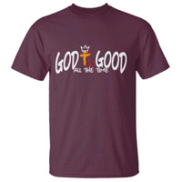 Jesus Christian T Shirt God Is Good All The Time - Wonder Print Shop