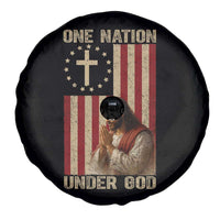 Jesus Christian Spare Tire Cover One Nation Under God - Wonder Print Shop