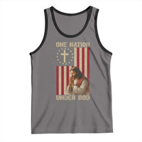 Jesus Christian Tank Top One Nation Under God - Wonder Print Shop