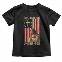 Jesus Christian Toddler T Shirt One Nation Under God - Wonder Print Shop