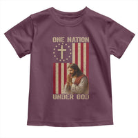 Jesus Christian Toddler T Shirt One Nation Under God - Wonder Print Shop