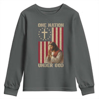 Jesus Christian Youth Sweatshirt One Nation Under God - Wonder Print Shop