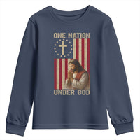 Jesus Christian Youth Sweatshirt One Nation Under God - Wonder Print Shop