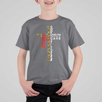 Jesus Christian Christmas T Shirt For Kid God So Loved The World That He Gave His Only Son - Wonder Print Shop