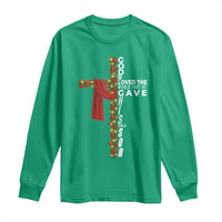 Jesus Christian Christmas Long Sleeve Shirt God So Loved The World That He Gave His Only Son - Wonder Print Shop