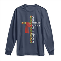 Jesus Christian Christmas Long Sleeve Shirt God So Loved The World That He Gave His Only Son - Wonder Print Shop
