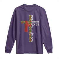 Jesus Christian Christmas Long Sleeve Shirt God So Loved The World That He Gave His Only Son - Wonder Print Shop
