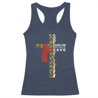 Jesus Christian Christmas Racerback Tank Top God So Loved The World That He Gave His Only Son - Wonder Print Shop
