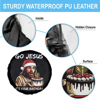 Funny Jesus Christmas Spare Tire Cover Go Jesus It Is Your Birthday - Wonder Print Shop