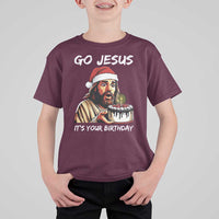 Funny Jesus Christmas T Shirt For Kid Go Jesus It Is Your Birthday - Wonder Print Shop