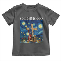 Army Christian Toddler T Shirt Soldier Cross Starry Night Faith Patriotic Jesus - Wonder Print Shop