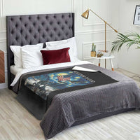 Solider Army Christian Throw Blanket Cross Starry Night Faith Patriotic Jesus - Wonder Print Shop