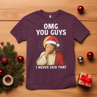 Funny Santa Christmas T Shirt OMG You Guys I Never Said That - Wonder Print Shop