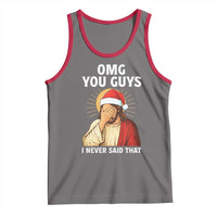 Funny Santa Christmas Tank Top OMG You Guys I Never Said That - Wonder Print Shop