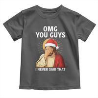 Funny Santa Christmas Toddler T Shirt OMG You Guys I Never Said That - Wonder Print Shop