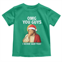 Funny Santa Christmas Toddler T Shirt OMG You Guys I Never Said That - Wonder Print Shop