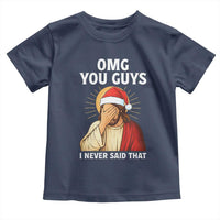 Funny Santa Christmas Toddler T Shirt OMG You Guys I Never Said That - Wonder Print Shop