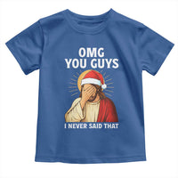 Funny Santa Christmas Toddler T Shirt OMG You Guys I Never Said That - Wonder Print Shop
