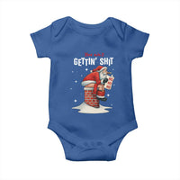 Funny Santa Christmas Baby Onesie You Are Not Getting Shit - Wonder Print Shop