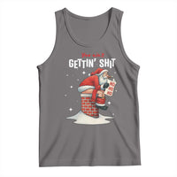 Funny Santa Christmas Tank Top You Are Not Getting Shit - Wonder Print Shop